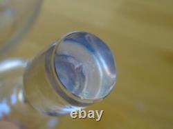 BACCARAT CRISTAL ANCIENNE CARAFE A VIN MODELE GRAVURE NAPOLEON 3 ht 30 cm