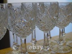 BACCARAT CRISTAL MOD COLBERT 10 ANCIENS PETITS VERRES LIQUEUR signés ht 8,7 cm