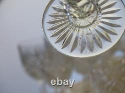 BACCARAT CRISTAL MOD COLBERT 10 ANCIENS PETITS VERRES LIQUEUR signés ht 8,7 cm