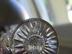 BACCARAT CRISTAL MOD COLBERT 10 ANCIENS PETITS VERRES LIQUEUR signés ht 8,7 cm
