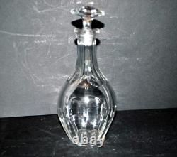 BACCARAT Carafe ancienne Malmaison en cristal taillé à côte plate Harcourt 21cm