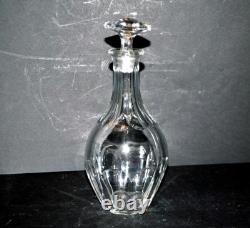 BACCARAT Carafe ancienne Malmaison en cristal taillé à côte plate Harcourt 21cm