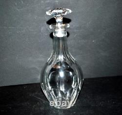 BACCARAT Carafe ancienne Malmaison en cristal taillé à côte plate Harcourt 21cm