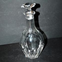 BACCARAT Carafe ancienne Malmaison en cristal taillé à côte plate Harcourt 21cm