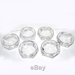 BACCARAT Coupelles anciennes en cristal Série de 6 coupes Service HARCOURT