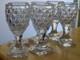 BACCARAT LE CREUSOT 6 ANCIENS VERRES A VIN BLANC APERITIF CRISTAL 19 EME 11,2 cm