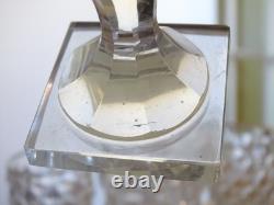 BACCARAT LE CREUSOT 6 ANCIENS VERRES A VIN BLANC APERITIF CRISTAL 19 EME 11,2 cm