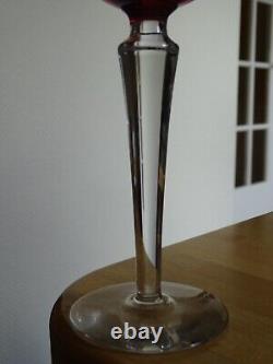BACCARAT RARE ANCIEN VERRE A VIN DU RHIN ROEMER CRISTAL MODELE MEDICIS 19,5 cm