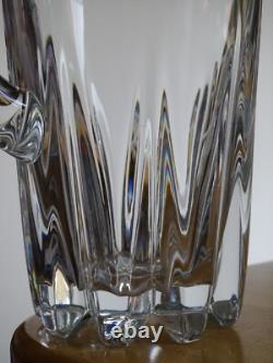 BAYEL 1 ANCIEN BROC CRUCHE PICHET A JUS CRISTAL MODELE VILLARI ht 20 cm