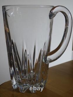 BAYEL 1 ANCIEN BROC CRUCHE PICHET A JUS CRISTAL MODELE VILLARI ht 20 cm