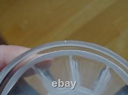 BOHEME OVERLAY BLANC ANCIEN VERRE A VIN OU EAU ROEMER CRISTAL ht 14 cm 19 EME