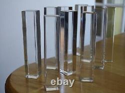 Baccarat 10 Anciens Portes Couteaux En Cristal Tailler