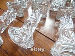 Baccarat 12 Anciens Portes Couteaux Cristal Mouler Modele Draperie Fin 19 Eme