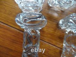Baccarat 12 Anciens Portes Couteaux Cristal Mouler Modele Draperie Fin 19 Eme