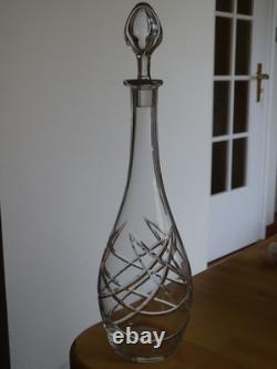 Baccarat 1 Ancienne Belle Carafe A Vin Cristal Tailler Georges Chevalier 1930