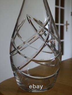 Baccarat 1 Ancienne Belle Carafe A Vin Cristal Tailler Georges Chevalier 1930