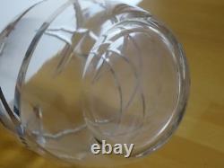 Baccarat 1 Ancienne Belle Carafe A Vin Cristal Tailler Georges Chevalier 1930