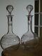 Baccarat 2 Anciennes Carafes A Liqueur Cristal Modele Athenienne