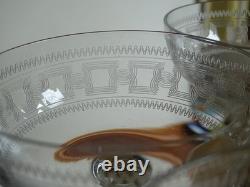 Baccarat 4 Anciennes Coupes A Champagne Cristal Modele Chanel 3458