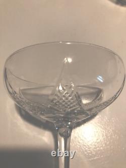 Baccarat 4 Anciennes Coupes À Champagne Cristal Modèle Epron