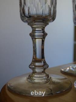 Baccarat 4 Anciennes Flutes A Champagne Cristal Modele Richelieu