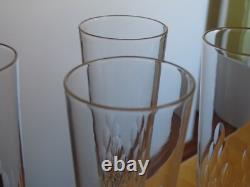Baccarat 4 Anciennes Flutes A Champagne Cristal Modele Richelieu