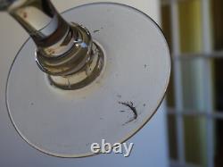 Baccarat 4 Anciennes Flutes A Champagne Cristal Modele Richelieu