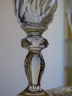 Baccarat 4 Anciennes Flutes Champagne Cristal Tailer Graver Style Niii 19 Eme