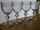 Baccarat 4 Anciens Verres Aperitif Cristal Monogramme Empire 10,5 CM 19 Eme
