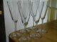 Baccarat 6 Anciennes Flutes A Champagne Fin Cristal Ligne Sobre Circa 1950