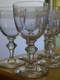 Baccarat 6 Anciens Verres Aperitif Cristal Monogramme Empire 10,5 CM 19 Eme S