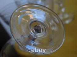 Baccarat 6 Anciens Verres Aperitif Cristal Monogramme Empire 10,5 CM 19 Eme S