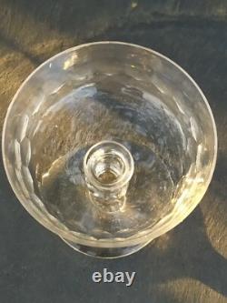 Baccarat 6 Coupes à Champagne en Cristal Taillé XIXeme, Anciennes