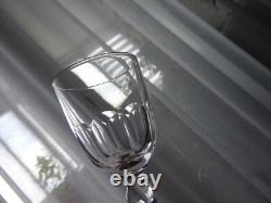 Baccarat 6 anciens verres a vin blanc /porto en cristal, modèle Gondole 1903