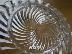 Baccarat Ancien Beurrier Confiturier Cristal Mouler Modele Bambou Signer