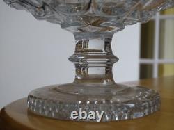 Baccarat Ancien Pot Compotier Ou Drageoir Cristal Mouler Modele Marabout 1840