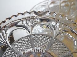 Baccarat Ancien Pot Compotier Ou Drageoir Cristal Mouler Modele Marabout 1840