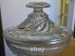 Baccarat Ancien Pot Compotier Ou Drageoir En Cristal Service Ss Charles X