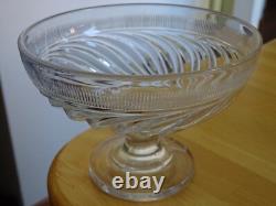 Baccarat Ancien Pot Compotier Ou Drageoir En Cristal Service Ss Charles X