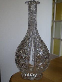 Baccarat Ancienne Carafe A Vin Cristal Tailler