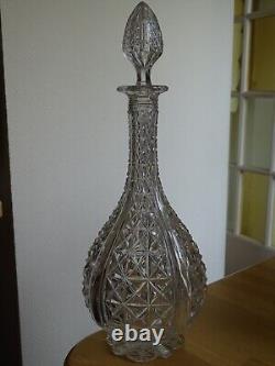 Baccarat Ancienne Carafe A Vin Cristal Tailler