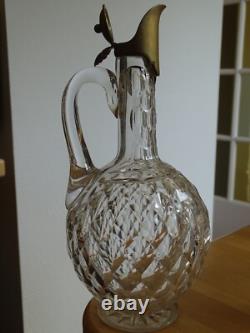Baccarat Ancienne Carafe A Vin Cristal Tailler Modele Juvisy Palais Elysee