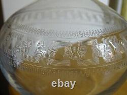 Baccarat Ancienne Carafe A Vin En Cristal Epoque 1920 Gravure Chanel 3458