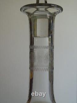 Baccarat Ancienne Carafe A Vin En Cristal Epoque 1920 Gravure Chanel 3458