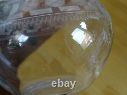 Baccarat Ancienne Carafe A Vin En Cristal Epoque 1920 Gravure Chanel 3458