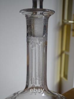 Baccarat Ancienne Carafe A Vin En Cristal Modele Louis XV Epoque 1920