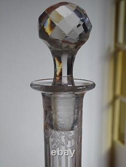 Baccarat Ancienne Carafe A Vin En Cristal Modele Louis XV Epoque 1920