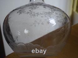 Baccarat Ancienne Carafe A Vin En Cristal Modele Louis XV Epoque 1920