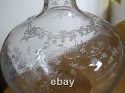 Baccarat Ancienne Carafe A Vin En Cristal Modele Louis XV Epoque 1920