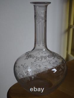 Baccarat Ancienne Carafe A Vin En Cristal Modele Louis XV Epoque 1920